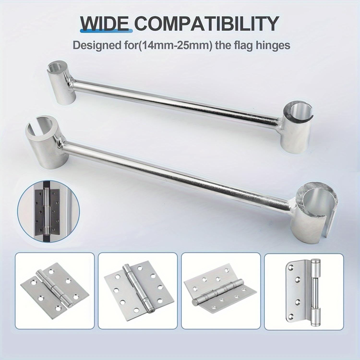 Multi-function hardware maintenance tool for door hinge adjusting wrench No disassembly adjuster Thickened metal material Comfortable and labor-saving handle Loose adjustment artifact for household doors and windows.