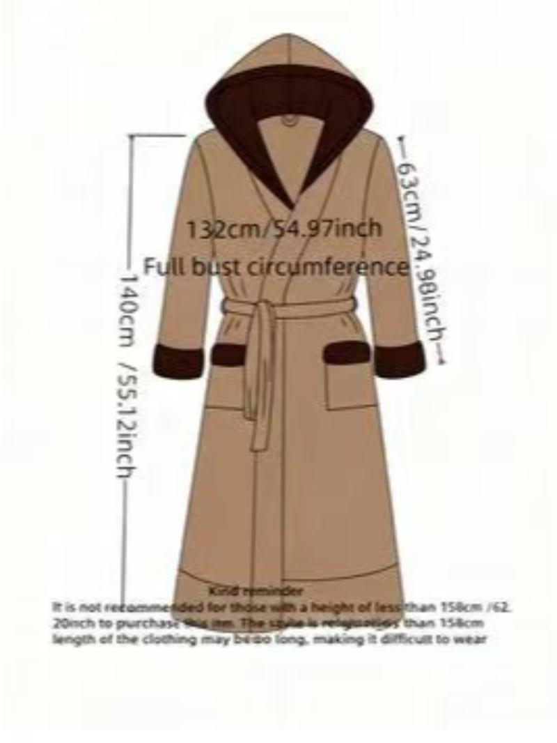 Skull Christmas Series Hooded Bathrobe, Elegant Casual Home Sleepwear, with Pockets, Long Sleeve, Fall & Winter Gift Skull Christmas Series Hooded Bathrobe, Elegant Casual Home Sleepwear, with Pockets, Long Sleeve, Fall & Winter Gift