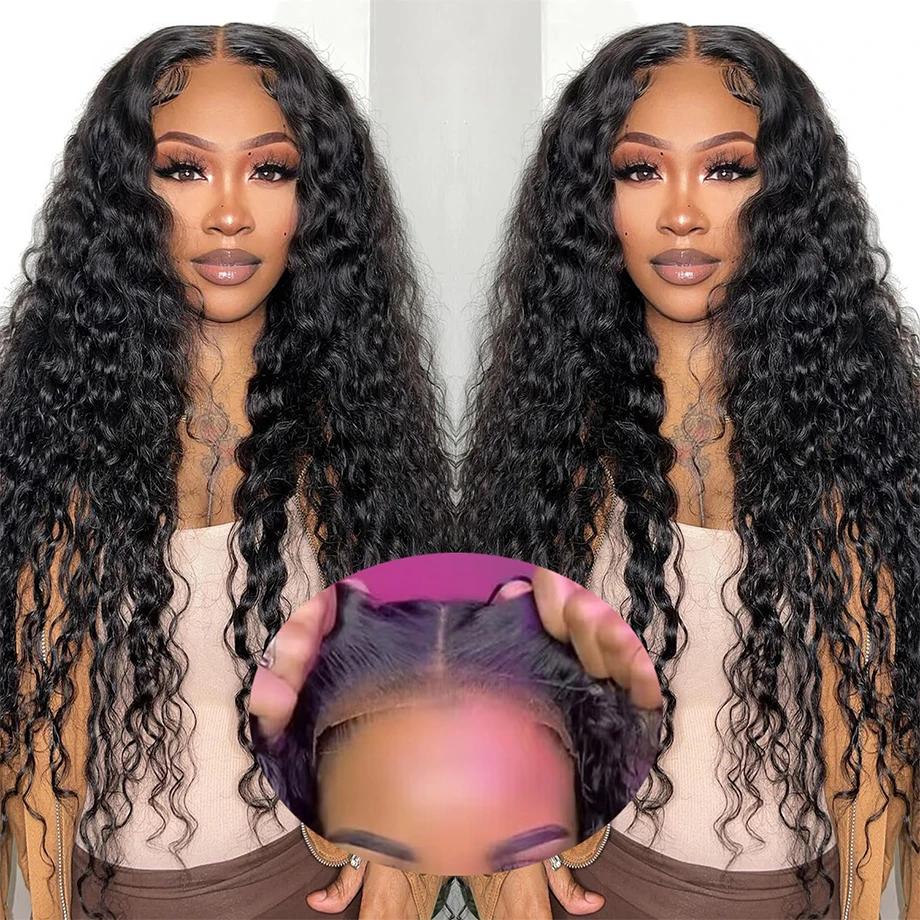 Bling Hair Curly Wigs Glueless Wig Human Hair Ready To Wear Water Wave Pre Cut 5x5 6x4 Closure Lace Front Wig 13x4 Deep Wave Lace Frontal Wigs Bling Hair Curly Wigs Glueless Wig Human Hair Ready To Wear Water Wave Pre Cut 5x5 6x4 Closure Lace Front Wig 13x4 Deep Wave Lace Frontal Wigs