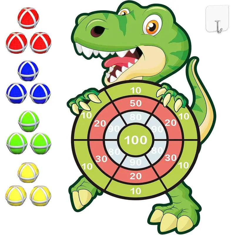 Outdoor sports Dinosaur Toys for 3-12 Year Old Boys,30"Large Dart Board Kids Toys Age 4-12,Indoor Outdoor Games Dinosaur Birthday Party Supplies Favors Decorations,Stocking Stuffers for Kids
