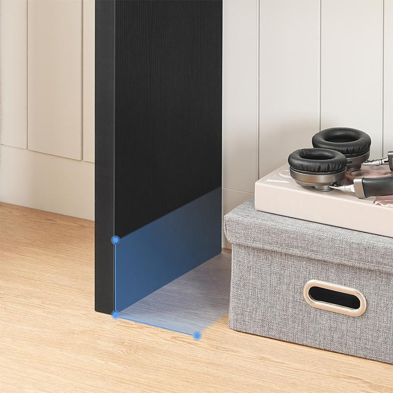 HOOBRO 47.2” Accent Console Table with Front Apron, Minimalist Style Entrance Table, Open Storage Sofa Table for Entrance, Hallway, Living Room, Bedroom, Dining Room, Corridor, Black