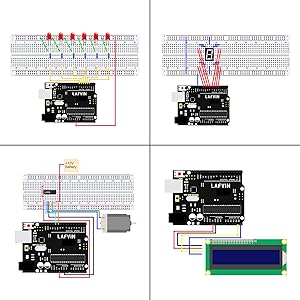 LAFVIN Project Super Starter Kit for R3 Mega2560 Mega328 Nano with Tutorial Compatible with Arduino IDE