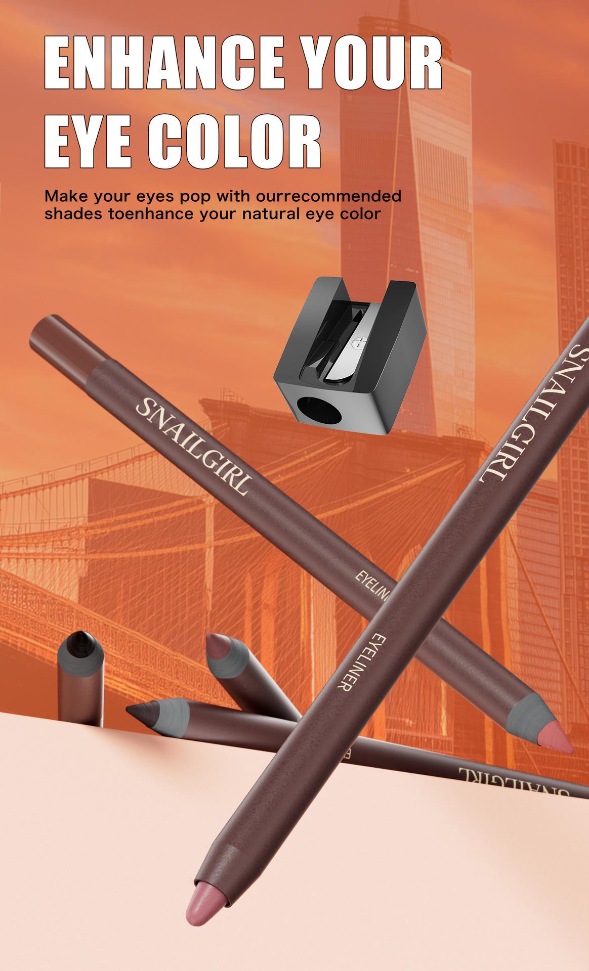 24-hour waterproof eyeliner, retractable eyeliner, smooth eyeliner gel pen