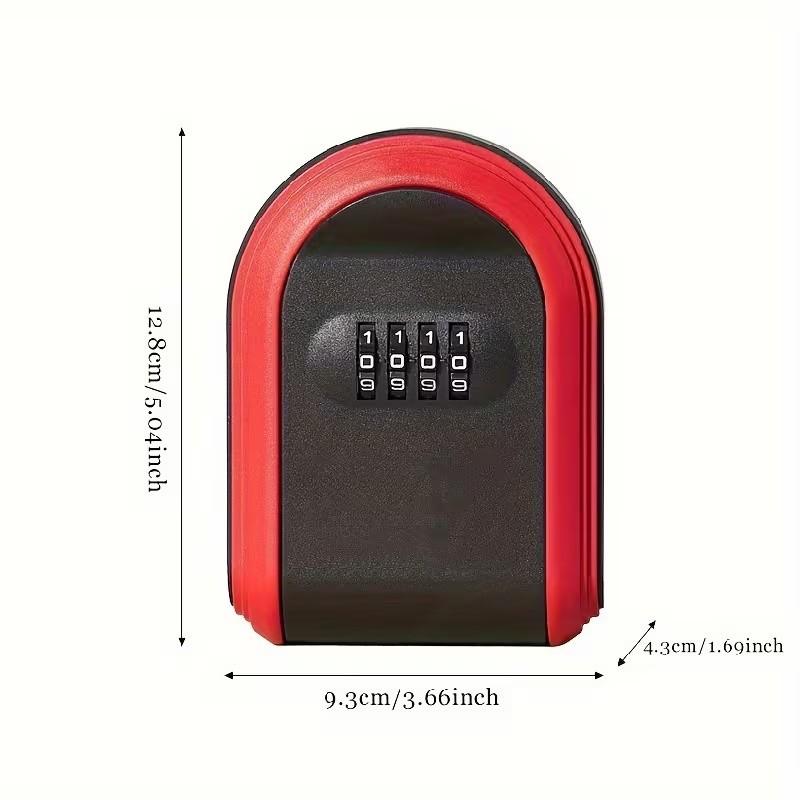 Plastic Key Box for Homestays with Combination Lock, Secure Key Storage Solution, Ideal for Construction Sites and Apartments