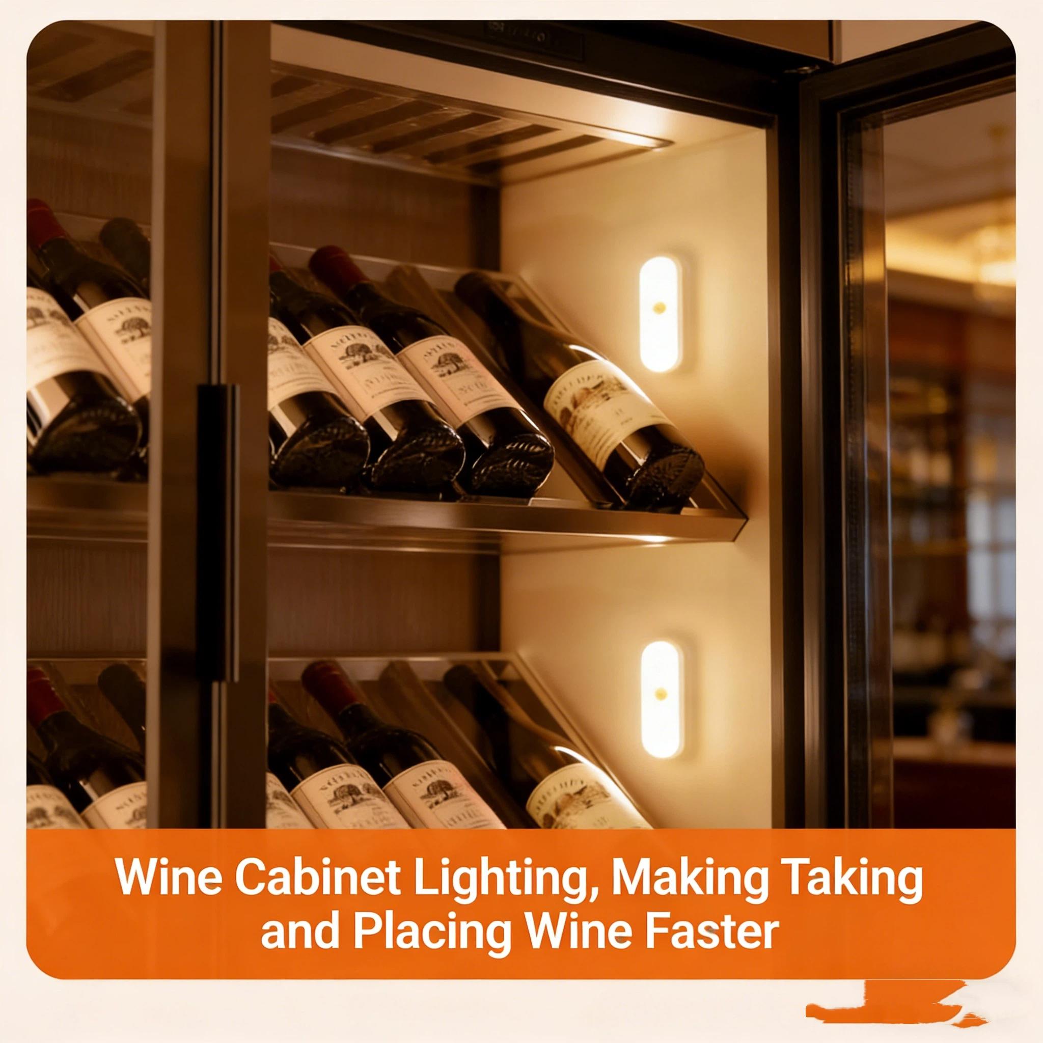 LED Motion Sensor Night Light Magnetic Charging Sound Control Lamp, Wireless Hallway Wall Bedside Staircase Induction Light