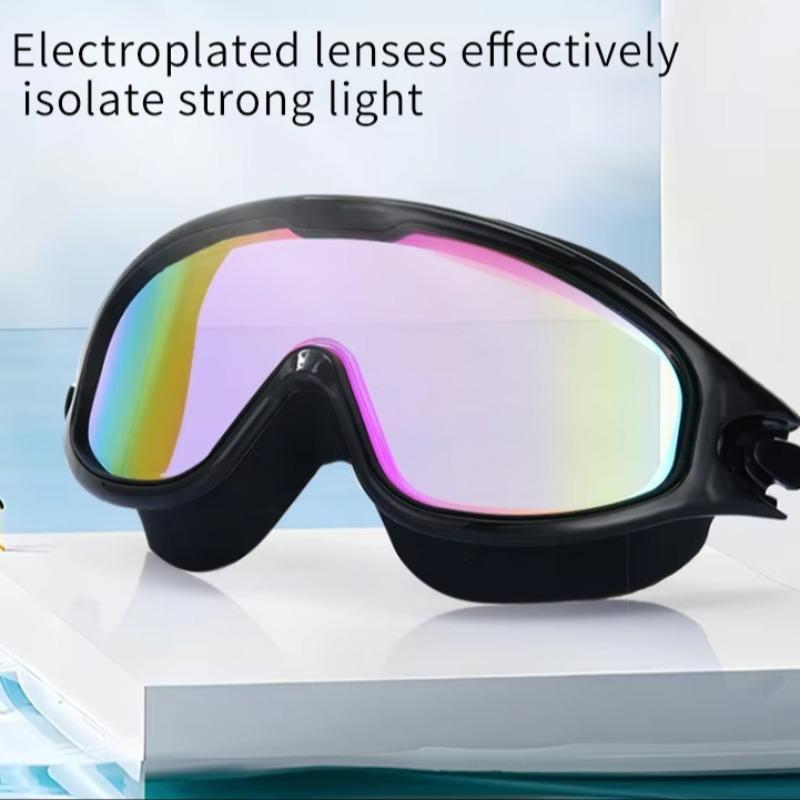 3-Pack Swim Goggles with Nose Clips and Ear Plugs for Adults and Teens, Leak-Proof Anti-Fog Swimming Goggles with 180° Wide View for Pool, Beach and Open Water #GLOBAL PICKS