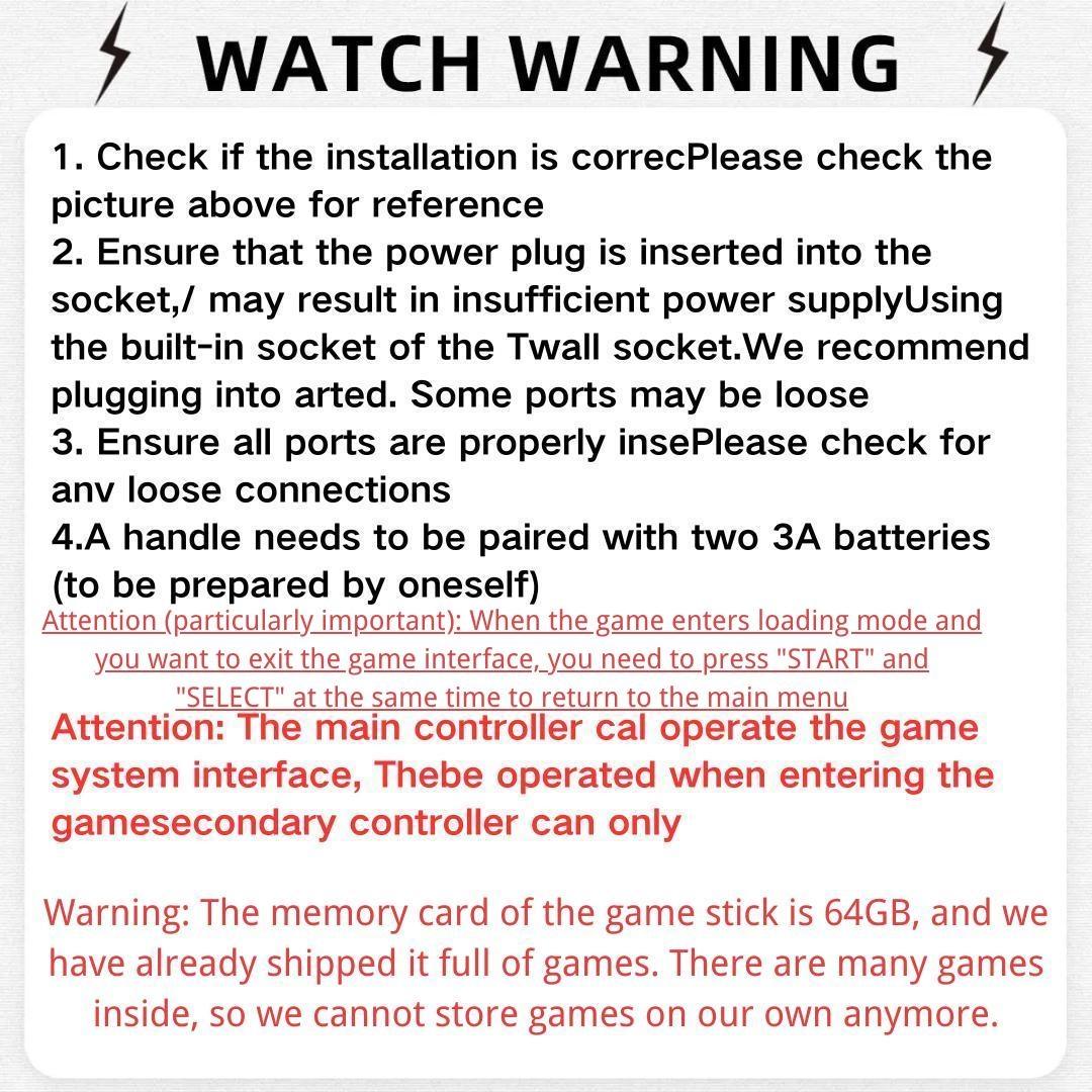 M15 Plus Retro Game Console Upgrade, Includes Game Stick, Wireless Controller, Game Simulator, 5w Rated Power, No Battery Included, Classic Games Stick