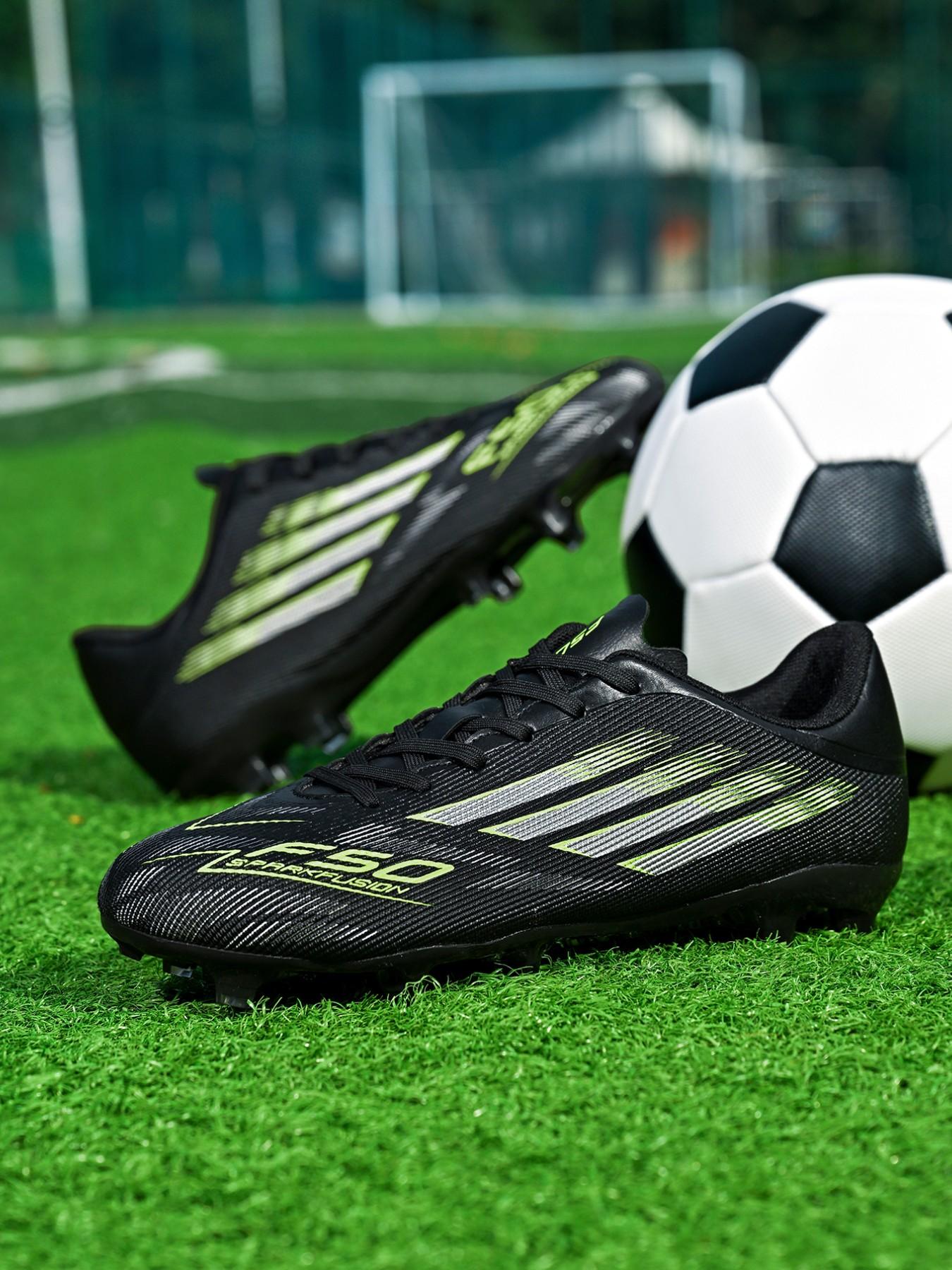 New Men Women Football Shoes World Cup Ag Long Nails Anti-Slip Training Outdoor Lawn Soccer Boots Low Top Short Nails Sports Shoes