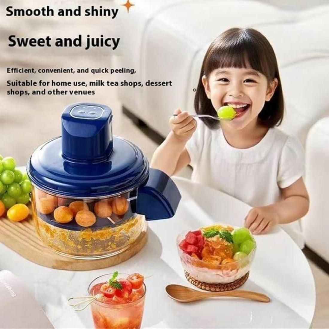 Peel Pro Electric Peeler, Grape Peeling Machine, Garlic Peeling Machine, Portable Automatic Electric Fruit Peeler, Rechargeable Easy Peel Remover Tool