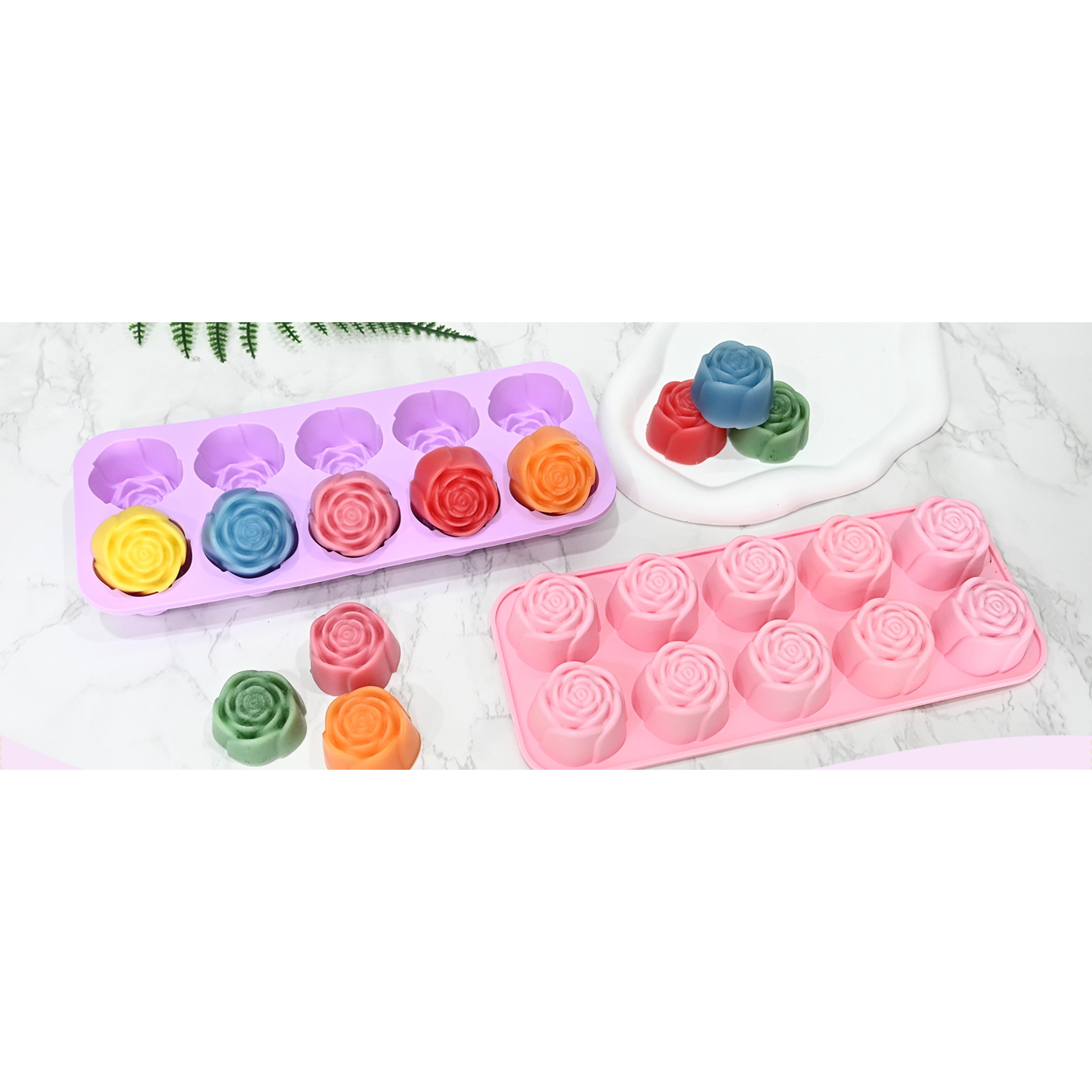 Rose Silicone Mold, 2 Pcs Rose Chocolate Mold 20 Cavity Silicone Roses Molds for Chocolate, Candy, Ice Cube, Gummy, Jello, Jelly, Cupcake Decorations, Candles, Soaps Rose Silicone Mold, 2 Pcs Rose Chocolate Mold 20 Cavity Silicone Roses Molds for Chocolate, Candy, Ice Cube, Gummy, Jello, Jelly, Cupcake Decorations, Candles, Soaps