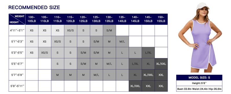 FISOEW Women's Pink Workout Tennis Dress with Built-in Bra & Shorts Pockets Sleeveless Crewneck Golf Athletic Mini Dresses Activewear Machine Washable Soft Breathable Fabric