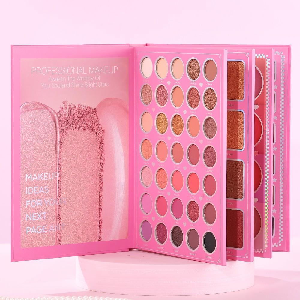 New Girl Eyeshadow Palette, Multi-Color Matte Shimmer, Long-Lasting Easy Application, Professional Face Makeup Luxury Set