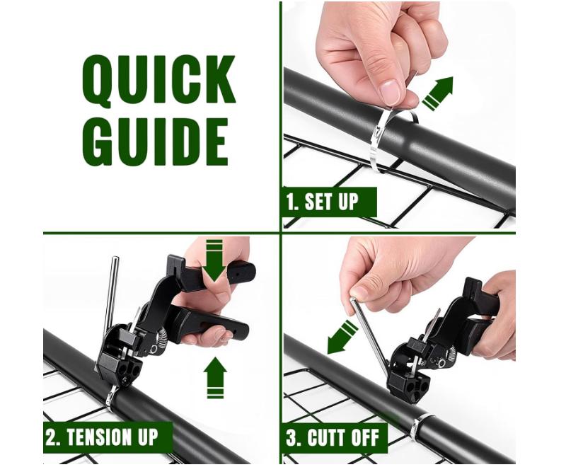 Stainless Steel Cable Ties, 100pcs/set Rust-resistant Multi-purpose Cable Ties for Machinery, Vehicles, Exhaust Wrap, Farms, Pipes & Outdoor Fences Wire Garden