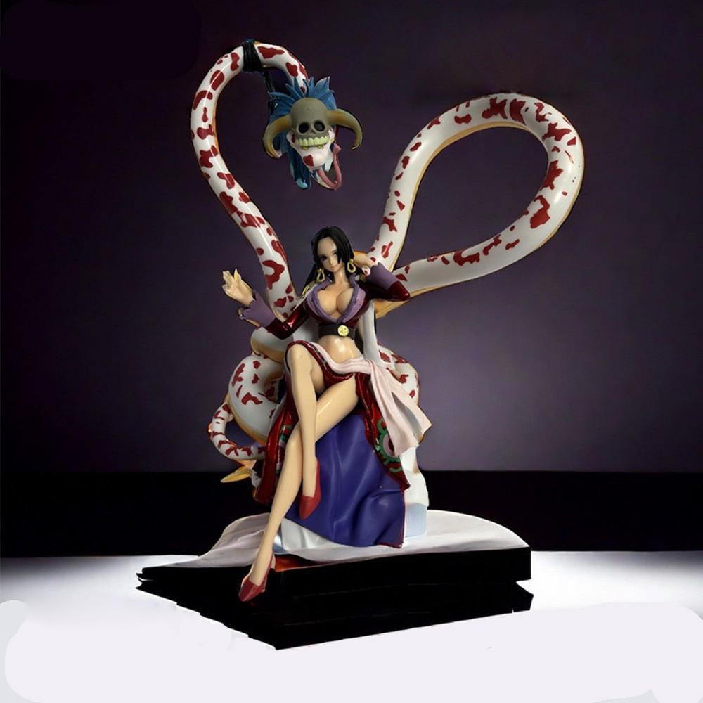 One Piece Boa Hancock Figure! Empress with Snake Form & Gaming Setup Vibe，Unboxing Boa Hancock Statue! Must-Have Collectible for One Piece Fans，Perfect Desk Decor for Anime Lovers, Anime Design, Anime Figures