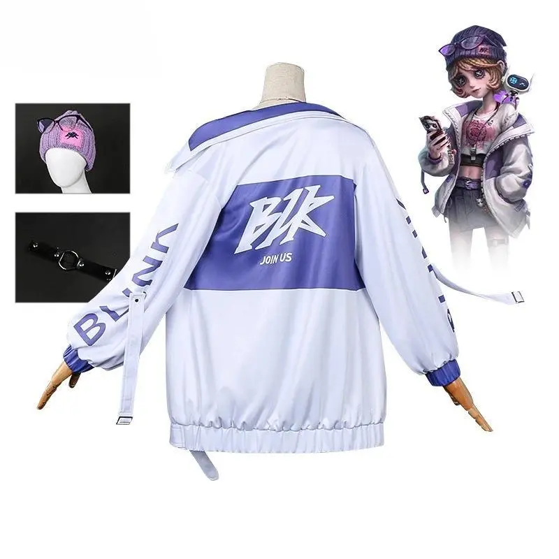 Identity V Tracy Reznik Cosplay Costume E-sports Second Team BLK Captain Mechanic Costume Accessories Halloween Cosplay Costume