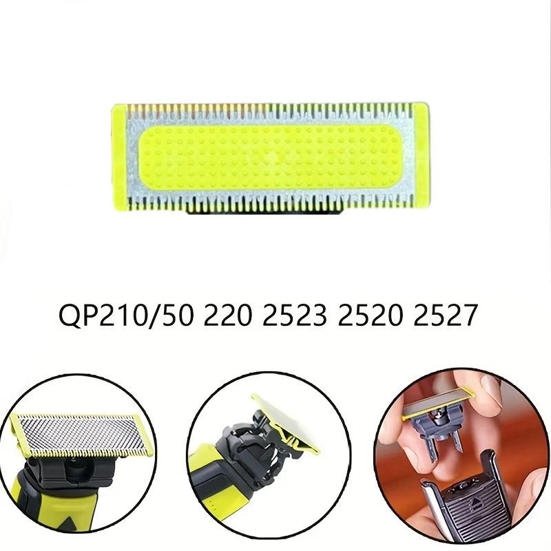 Electric Razor Blade Replacement Set, T-Type Trimmer Blades for Oneblade Qp210/50 2523 2630 2527qp652, 1-10 Pieces, Perfect Gift for Men
