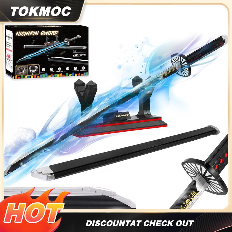 TOKMOC DemonS Building Block Set with Stand,Handmade Cosplay Anime Toy,Collecting Building and Gifting Model for Anime fans,Home Decoration,For aged 12 and above,Stress relief toy