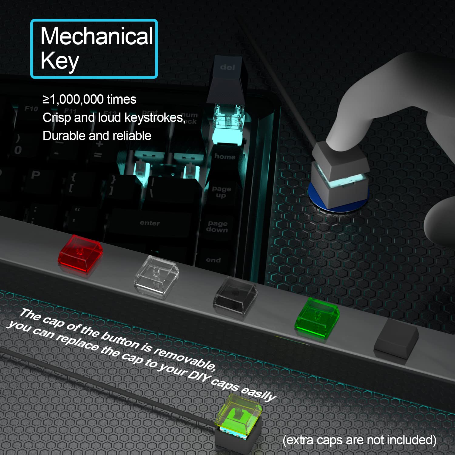 Desktop PC Mechanical Power : LED Power /Off Button Extension for Motherboard Boot Desktop PC Mechanical Power : LED Power /Off Button Extension for Motherboard Boot
