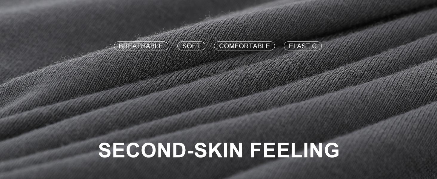 BAMBOO COOL Men's Boxer Briefs Long Leg Performance Sports Breathable Underwear for men Gym Wear Gymswear