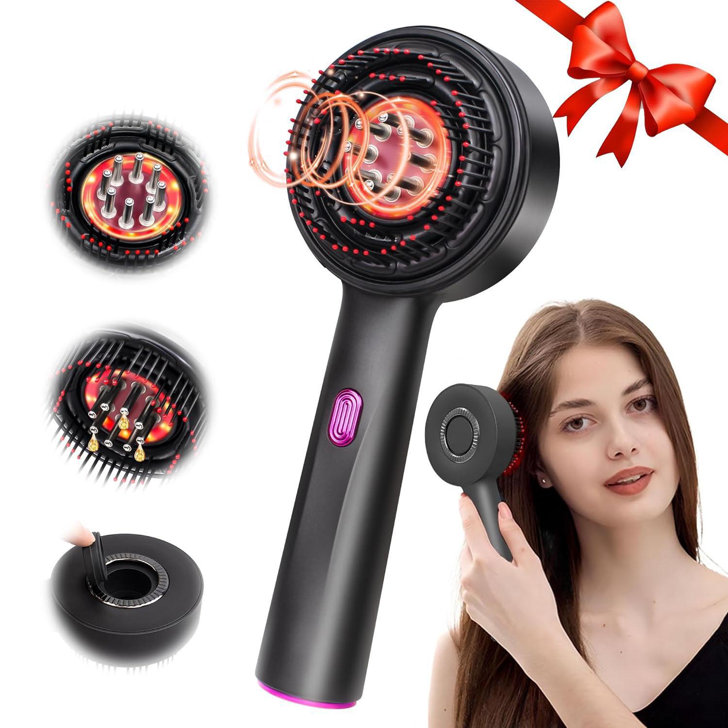 Hair Oil Scalp Massage Comb, Liquid Dispenser Hair Brush Comb, Relaxing Scratching Massage Comb, Hair Care Tool for Women & Men Chrismas Gift Hair Oil Scalp Massage Comb, Liquid Dispenser Hair Brush Comb, Relaxing Scratching Massage Comb, Hair Care Tool for Women & Men Chrismas Gift