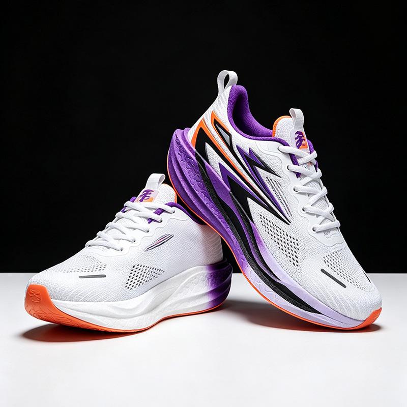 New Men's Lightweight Cushioned Athletic Running Shoes, Breathable Mesh Gradual Thick Sole, Soft Elastic Outsole Anti-Slip Durable, Multi-Color Options
