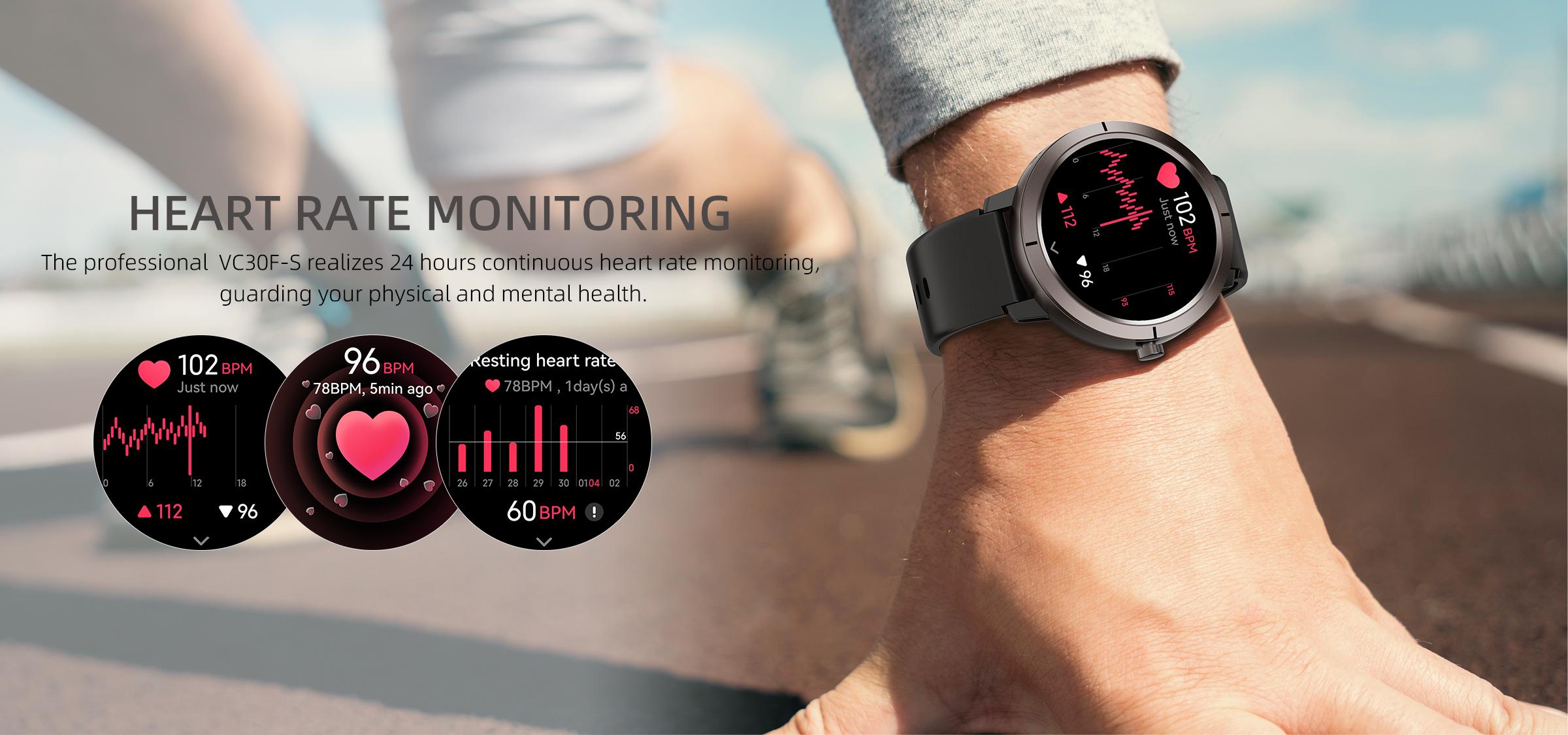 DM76 GPS Sport Smart Watch 1.32 Inch AMOLED HD Round Display 170+ Sports Modes 5ATM Water Resistant Heart Rate Tracking for Outdoor Running and Daily Wear