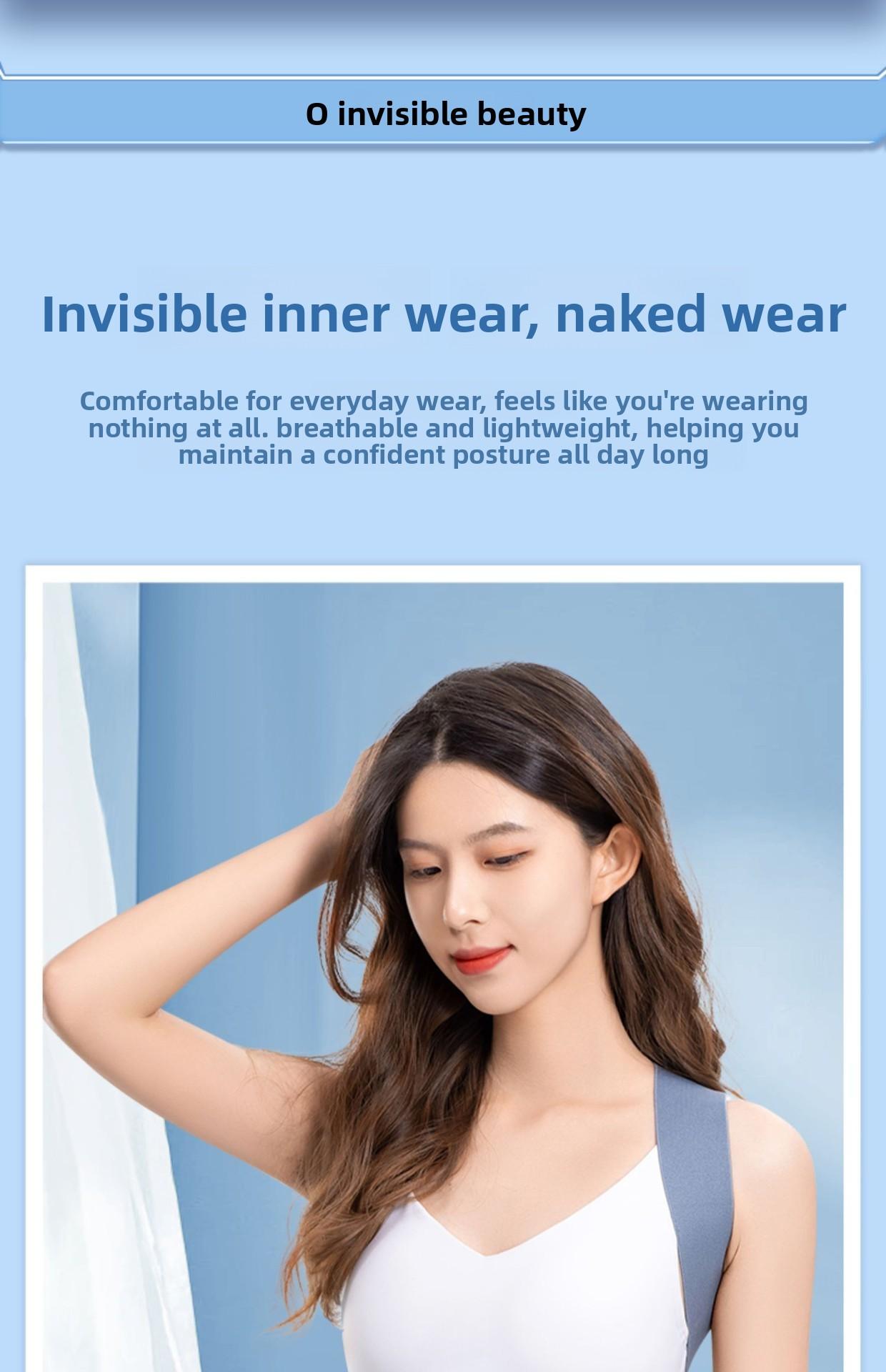 Humpback correction belt for adults, invisible shoulder and back corrector, posture correction device, spinal scoliosis straight back corrector