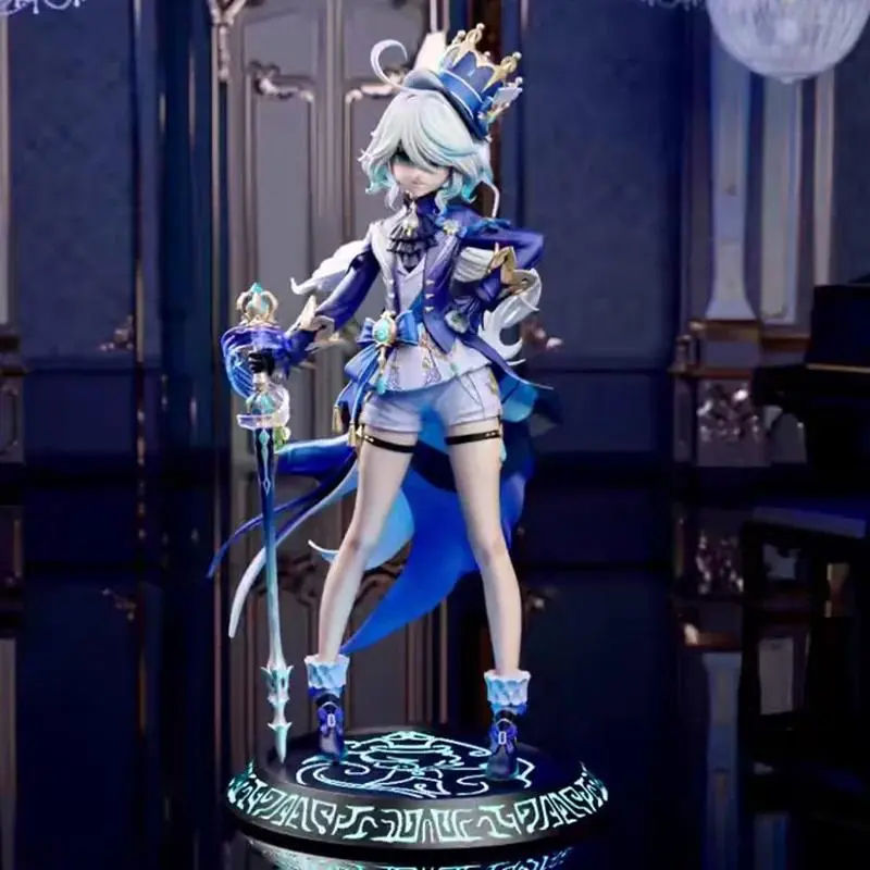 23cm Furina Figure Game Genshin Impact PVC Action Figure Anime Cute Girl Focal Focalors Collect Model Toy Doll Gift