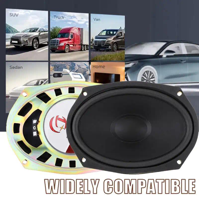 1PC/2PCS 6x9 Inch 600W Full-Range Car Speakers 4Ohm 60W RMS 93dB SPL for Cars Trucks Buses Audio Coaxial Speaker Subwoofer