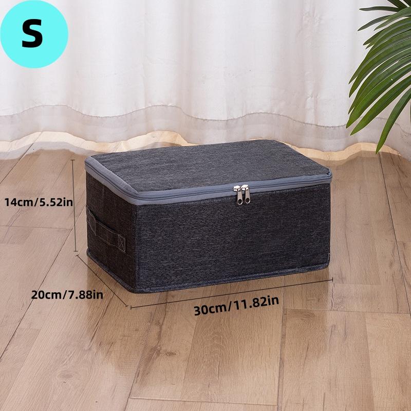 Large Capacity Stackable Storage Box, Space-Saving Multi-Functional Organizer, Durable Fabric, Ideal for Closet Bedroom Car Desk, Folding Storage Boxes