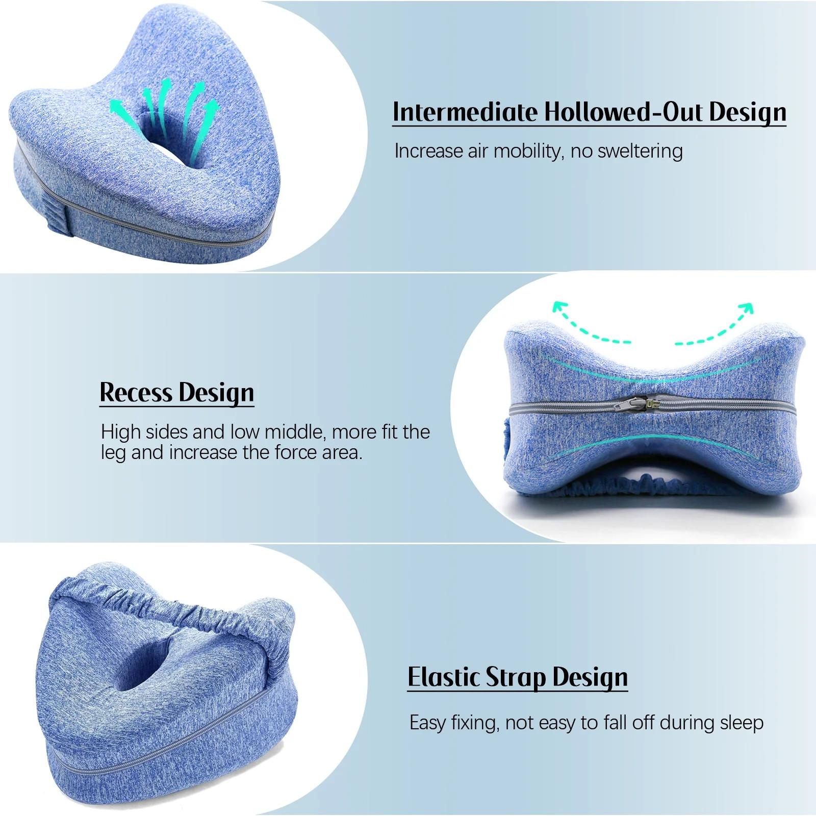 Side Sleep Correction Pillow, 2026 New Hip Alignment Pillow with Adjustable Straps, Relieves Hip/leg/spine/back Pain and Sciatica