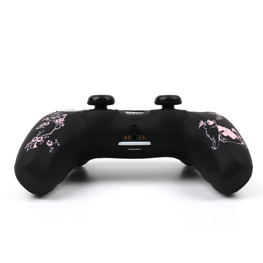 Soft Silicone Protective Case Cover For Playstation 5 Controller Skin Gamepad Games Accessories For PS5 Control with Joystick Caps Thumb Grip