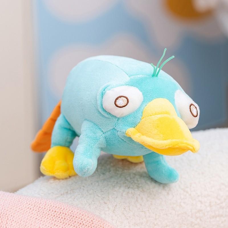 Cute Blue Platypus Plush Toy, Adorable Anime Animal Stuffed Doll, Perfect Gift for Kids, Day, Birthday, Holiday Present