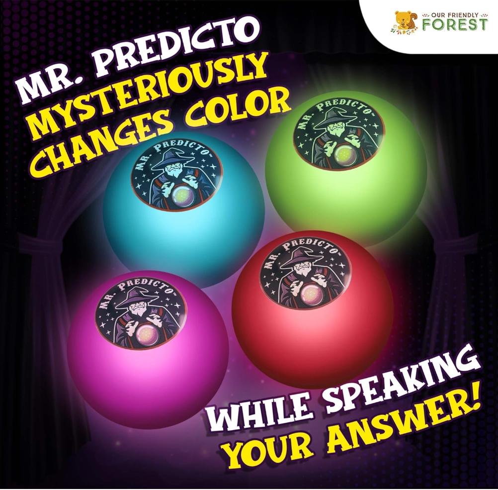 Mr Predicto Interactive Fortune Telling Ball - Color Changing - TikTok Shop