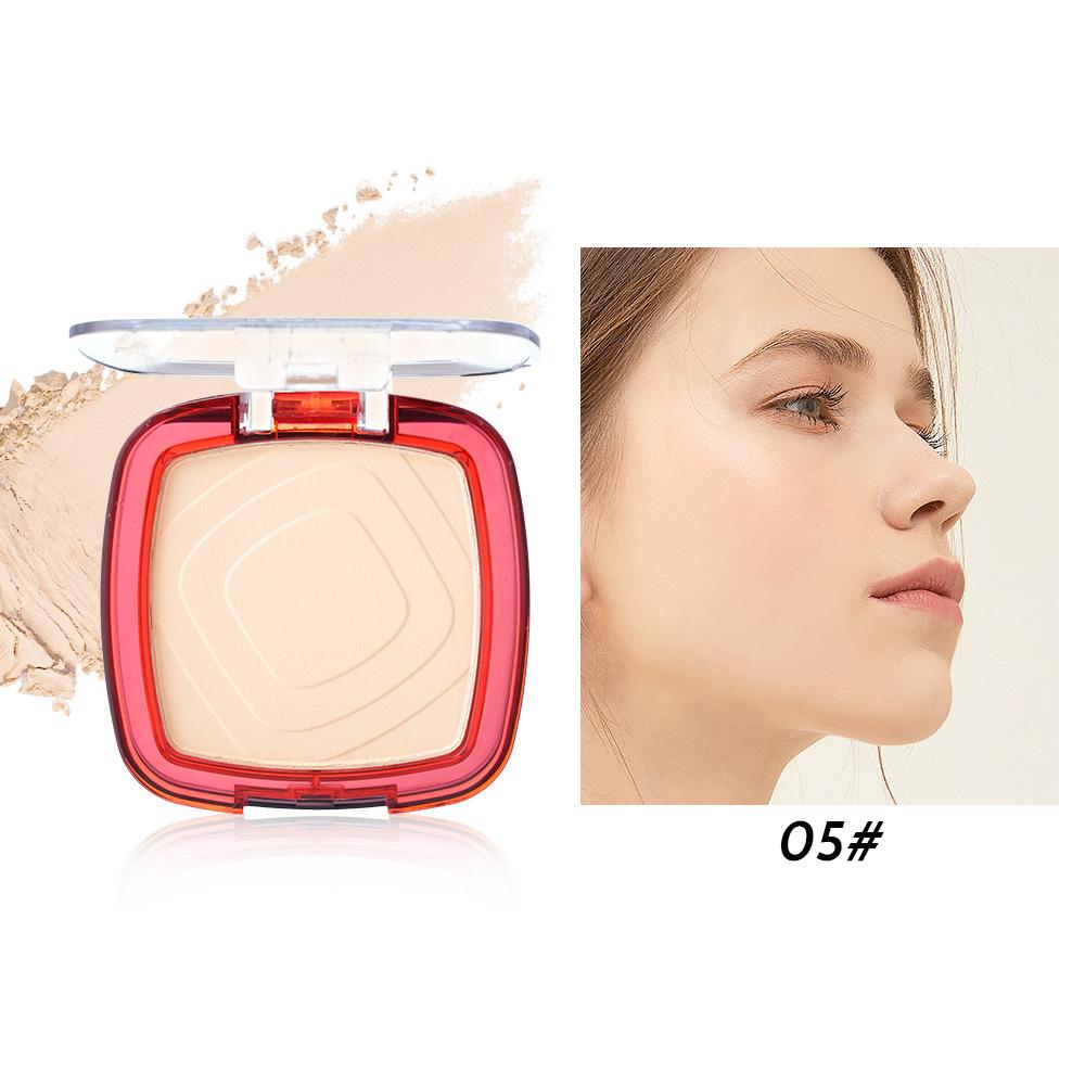 Rosalwee Long-Lasting Makeup Powder, Oil-Control Waterproof, 24h Fresh Wear, Natural Soft Focus, Setting & Touch-Up, Solid Form