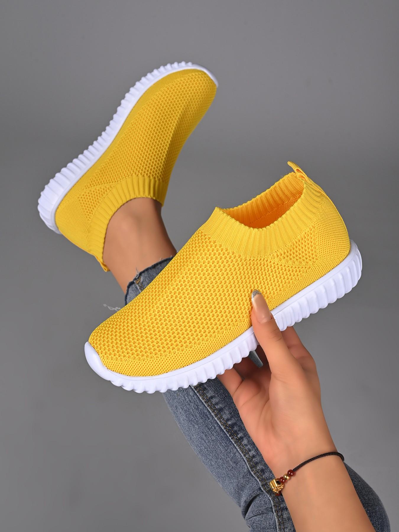 Women's Strapless Casual Mesh Shoes, Breathable Ballet Flat Sneakers, Comfortable Walking Sports Shoes for Nurses, All-Season Wear