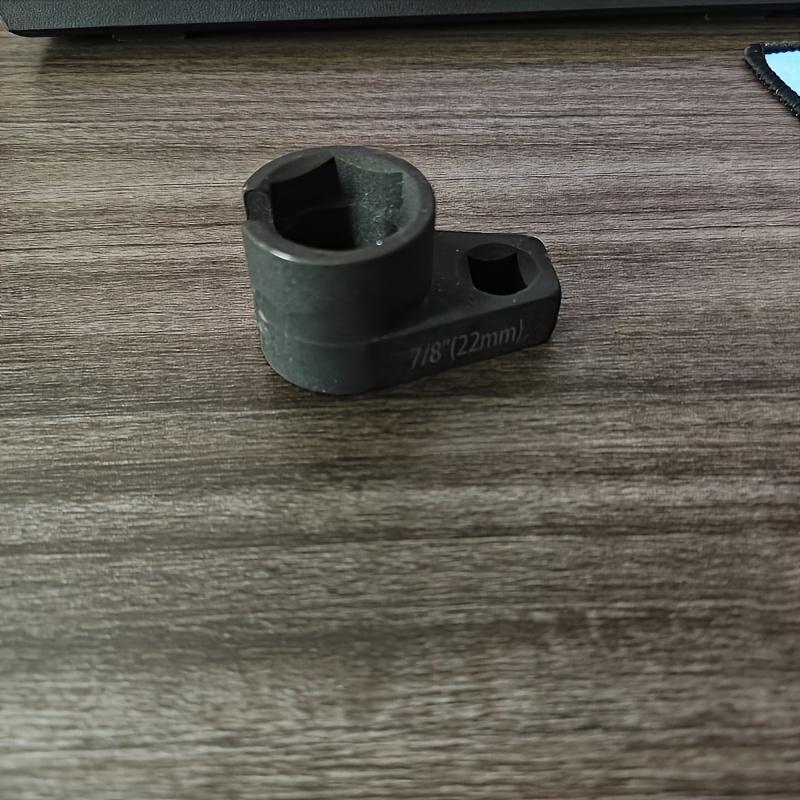 2 Pcs Oxygen Sensor Socket, Sensor Socket 3/8" Drive 7/8" 22mm, Offset Oxygen Sensor Wrench Removal Tool, Professional Manual Removal Tool Auto Parts