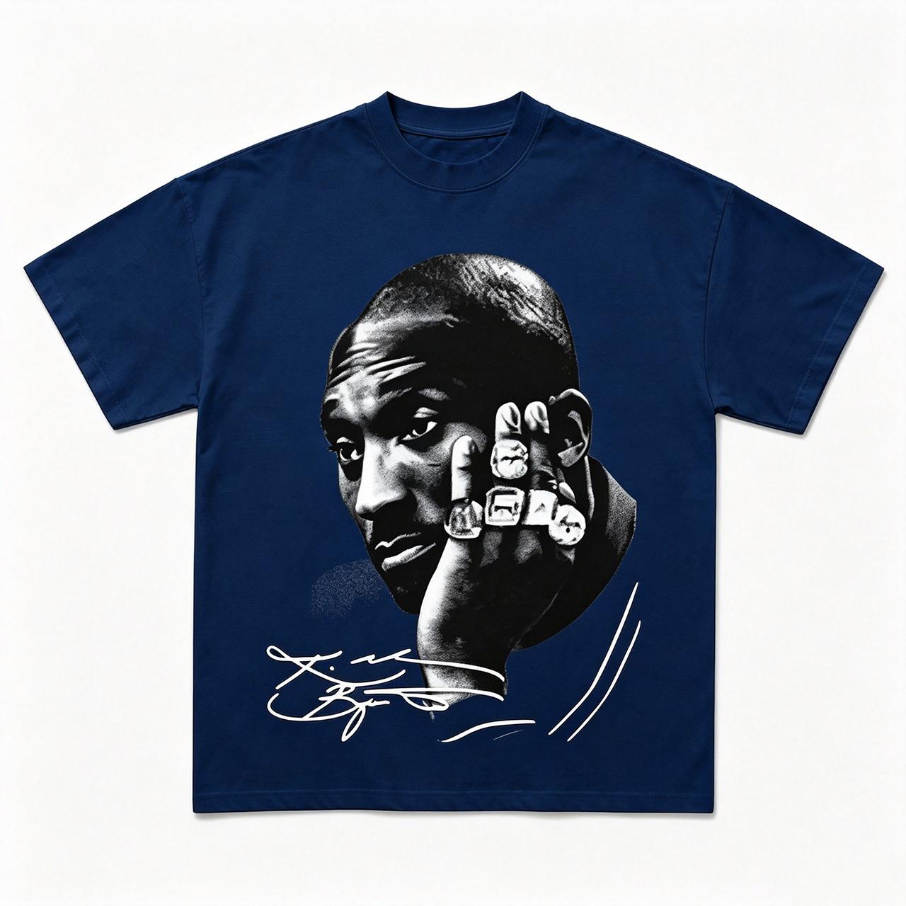 Unisex Adults & Youth Kobe Rings Graphic Tee 5 Championship Rings Basketball Shirt Mamba Inspired Crew Neck Short Sleeve Casual Top Mens Clothing Youth Athletic Streetwear Basketball Fan Summer Tee