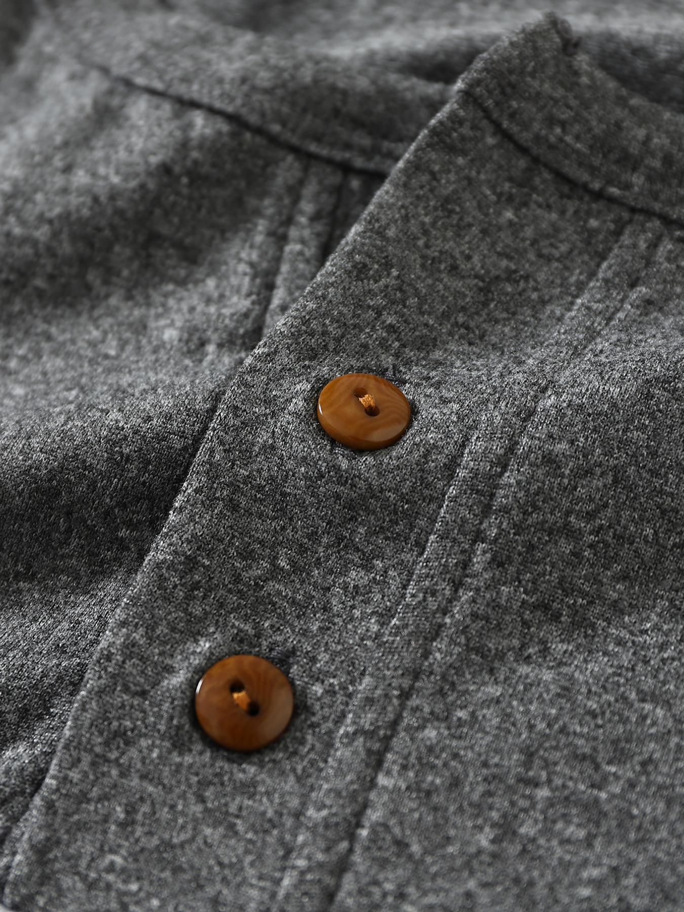 American Vintage Men's Henley Shirt, Three-Color Short Sleeve, Breathable Slim Fit, Gym Commute Dual Use, Men's Clothing