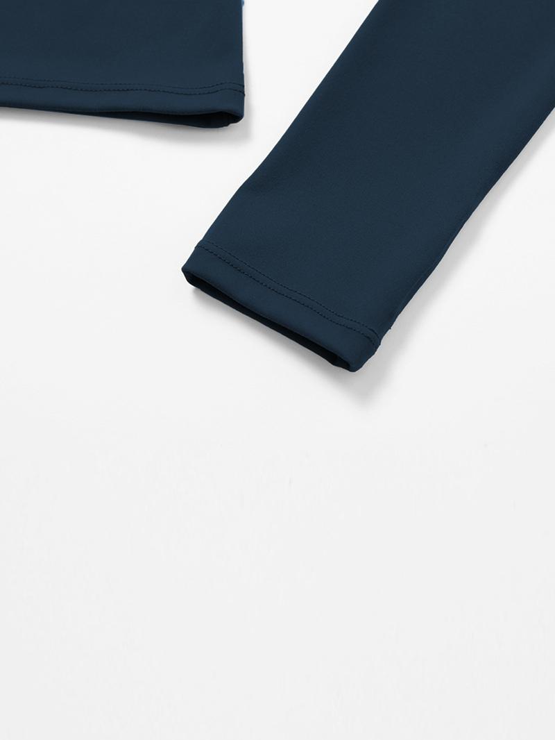 Women's Solid Long Sleeve Sports Tee, Quick Drying Breathable Comfortable Sports T-shirt for Yoga Gym Workout Running, Ladies Sportswear for Spring & Fall, Gym Yoga Tops