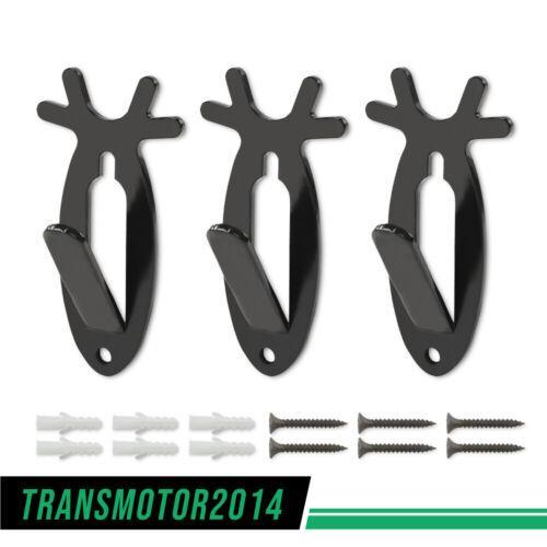 6Pcs European Mount Skull Wall Hanger Hook Deer Antelope Antler Mount Bracket Strong Hooks for Heavy Objects Upgraded Version