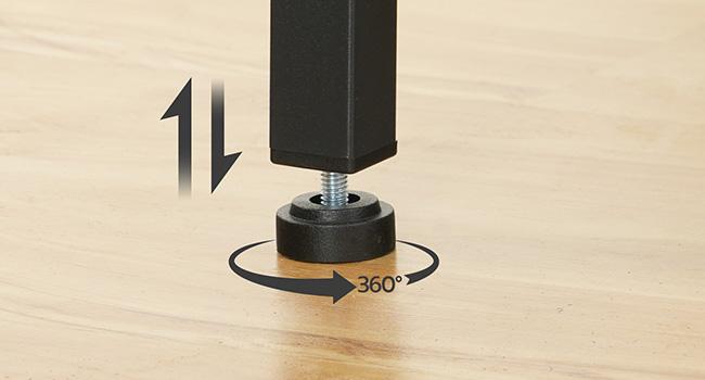 HOOBRO Water Rack - 5 Gallon Jug Stand, 3-Tier Bottle Holder, for Kitchen, Living Room, Office - Greige and Black