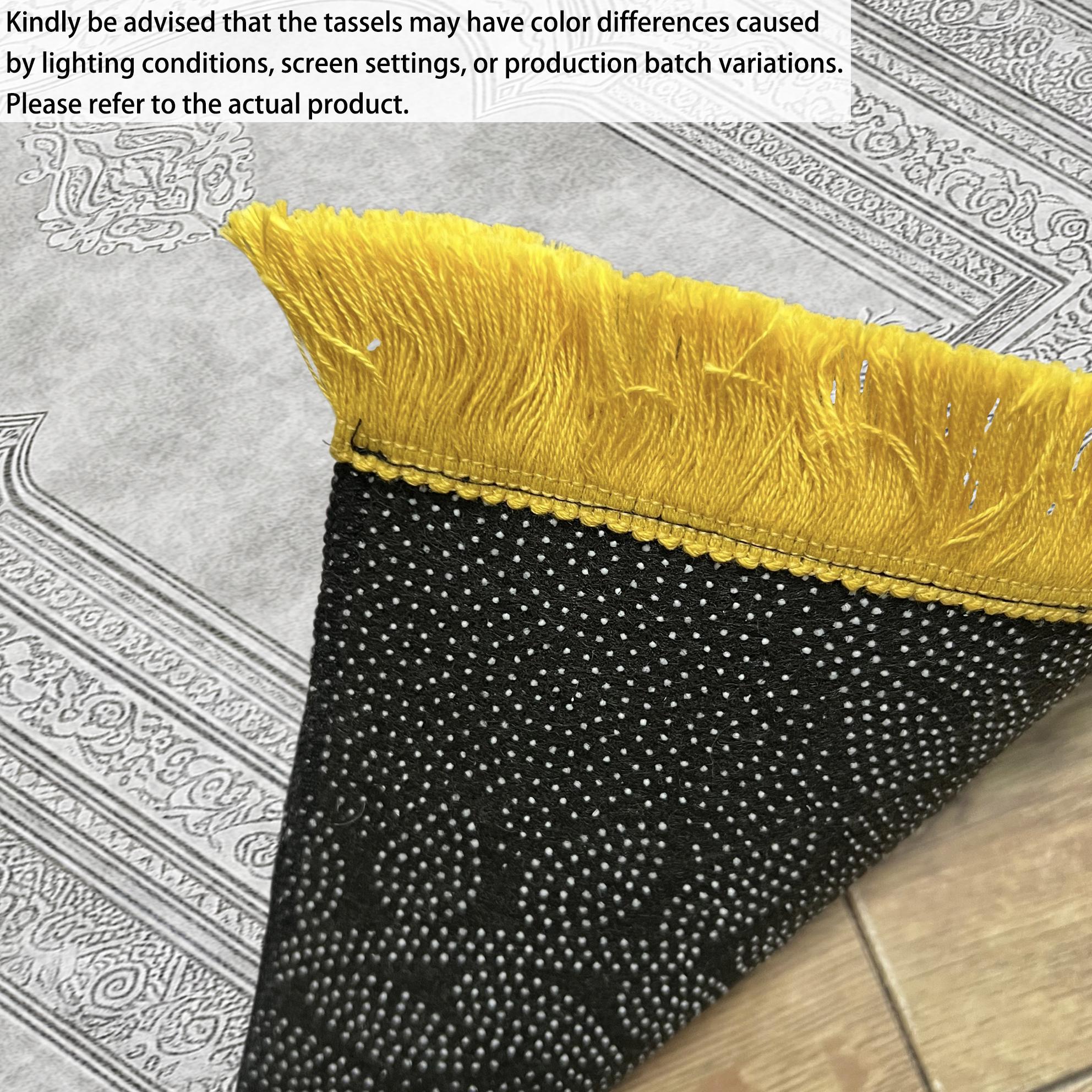 1pc Islamic Prayer Mat: Polyester, Machine - Washable, Indoor/Outdoor Use, Ideal for Pilgrimage & Meditation, Wall Art