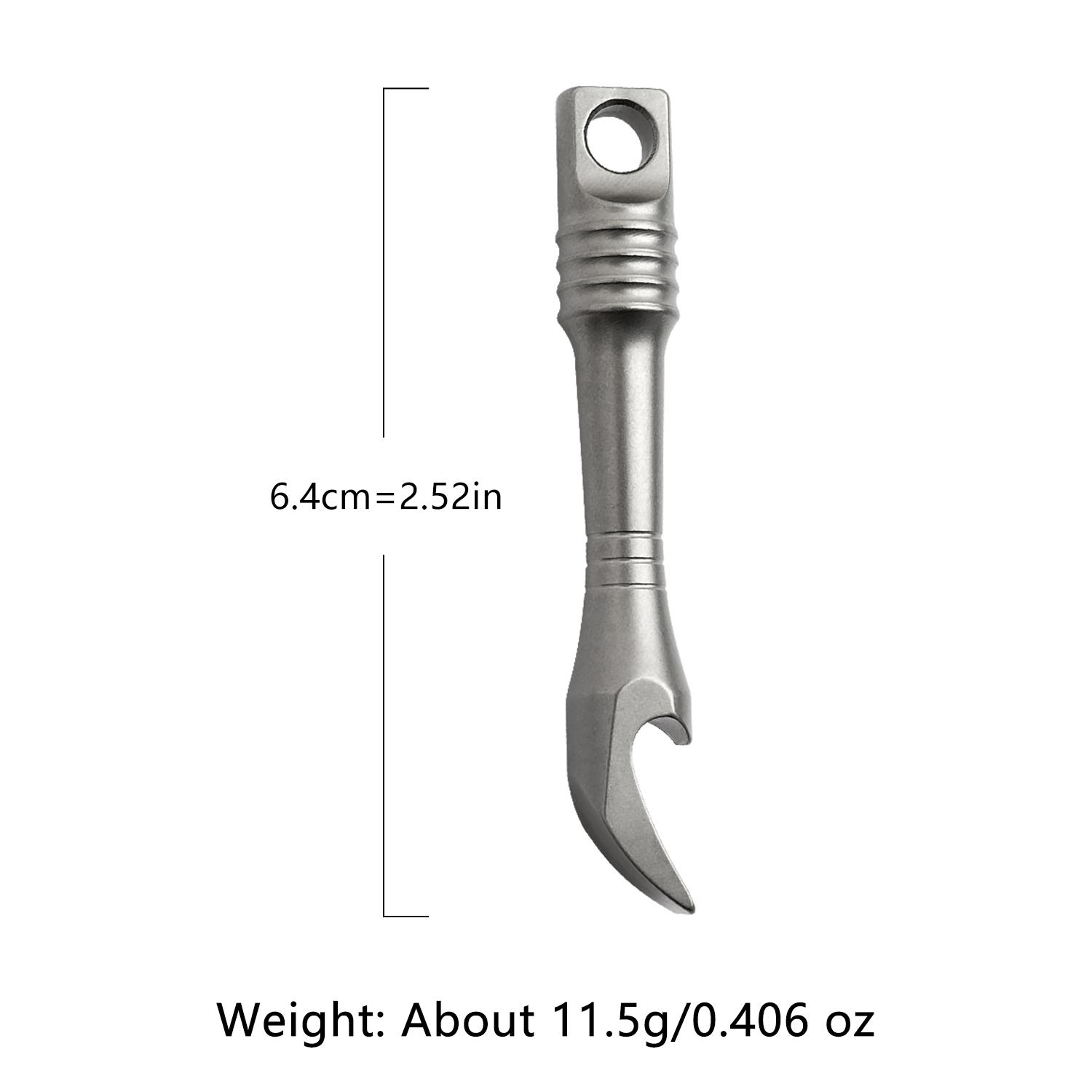 Mini Edc Tool Titanium Alloy Material, Compact Multitool for Everyday Carry, Durable and Lightweight Pocket Knife Accessory