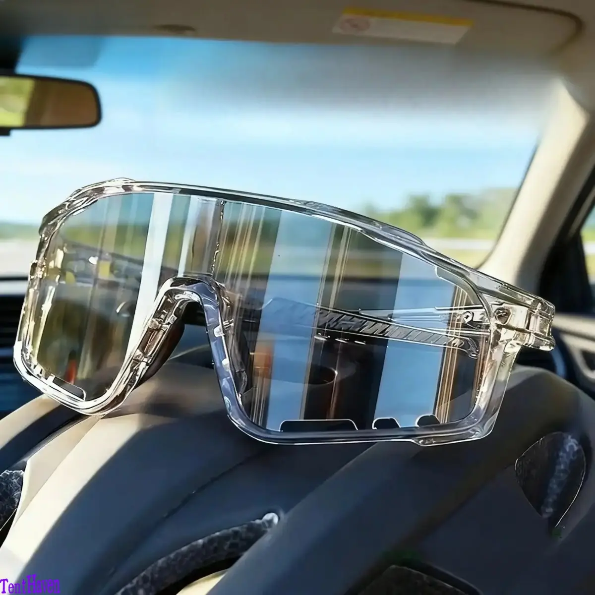 Photochromic Sport Sunglasses for Cycling & Hiking, Lightweight Unisex Goggles, UV400 Windproof and Sand-Resistant Eyewear for Outdoor Enthusiasts, Lightweight Sports Shades, Sports Outdoor Sunglasses, Uv400 Shield