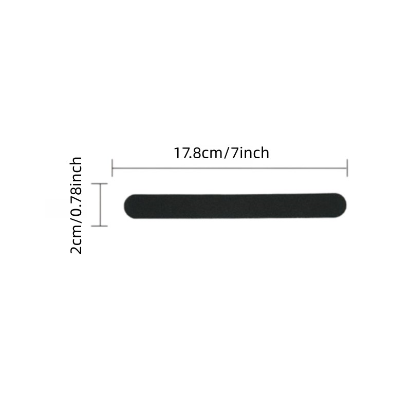 10pcs Dual-Sided Nail File Strips, Sanding Bars for Nail Shaping, Professional Manicure Tools, Essential Beauty Supplies