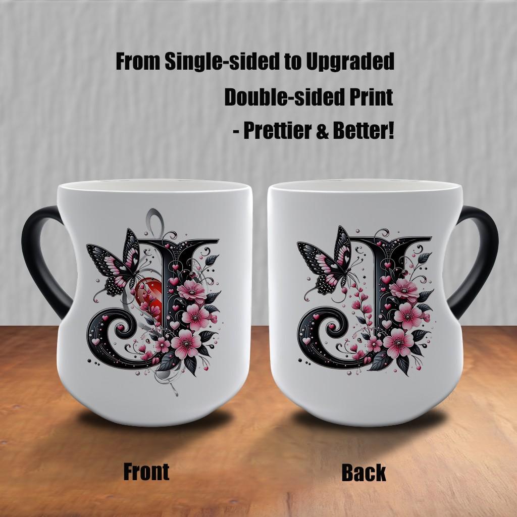 Charming Bunny Mug, Warmth in Every Sip, Magic Color-Changing Mug, Heart-Handle Design, Perfect Valentine's Day Gift for Couples