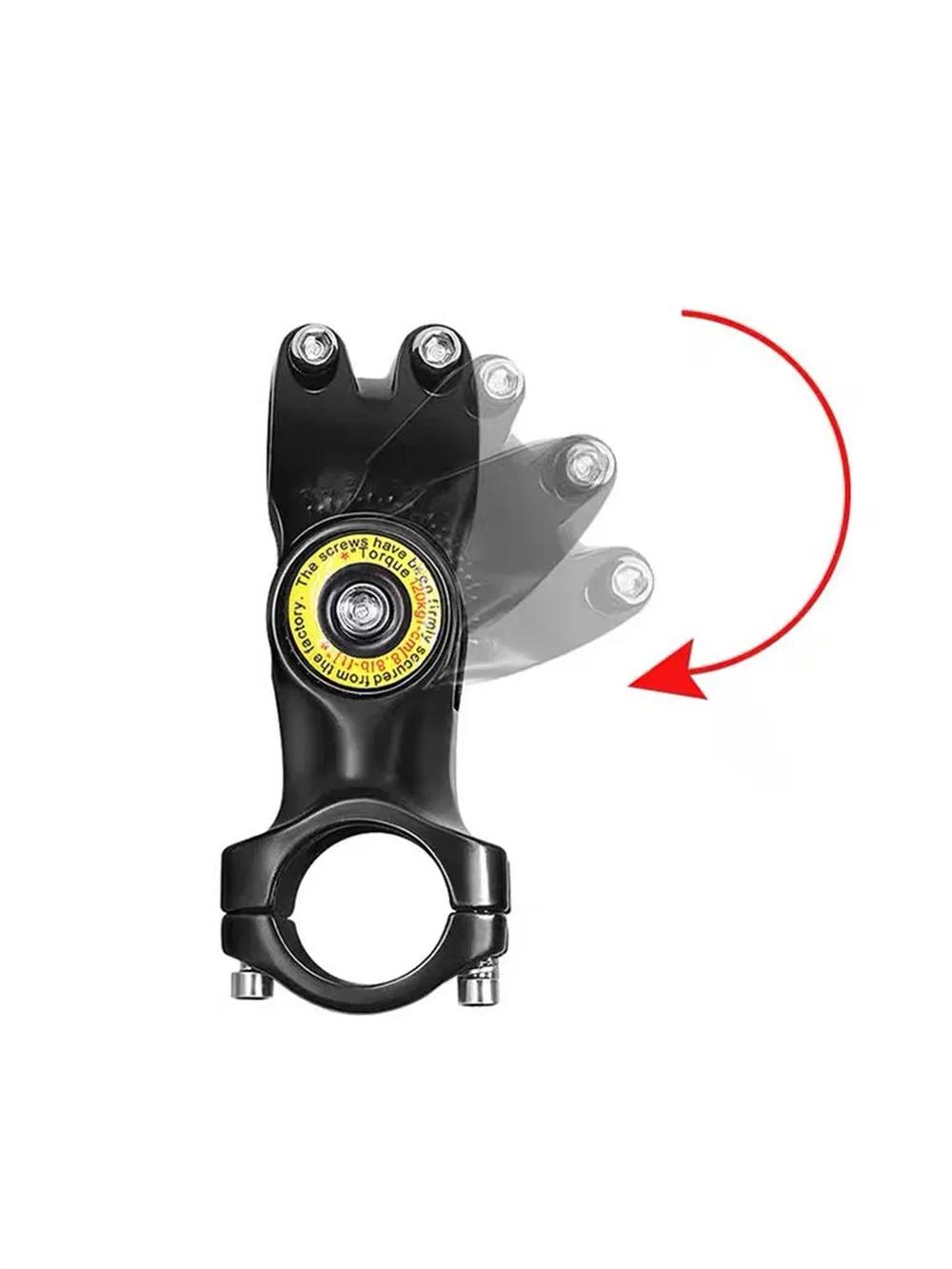 Adjustable Motorcycle and Bicycle Selfie Stick Handlebar Mount, Metal Camera Bracket with 1/4 Inch Screw, Compatible with Gopro and Insta360