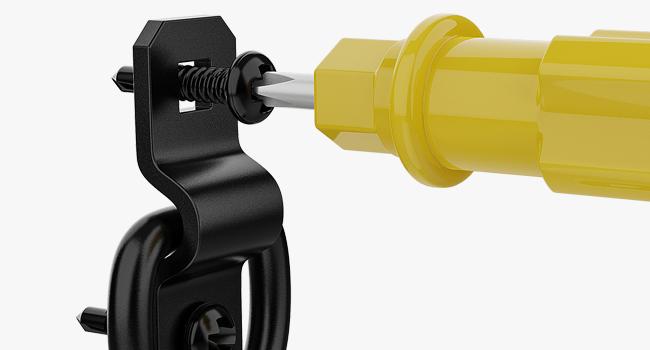 Nilight 6Pcs 3/8” D-Rings Heavy Duty Truck Tie Down Anchors Steel 6000 Pound Tie Down Rings Hooks Loads on Trucks Trailers Boats RV Campers Vans Kayaks Motorcycles Deliveries ATVs,Black