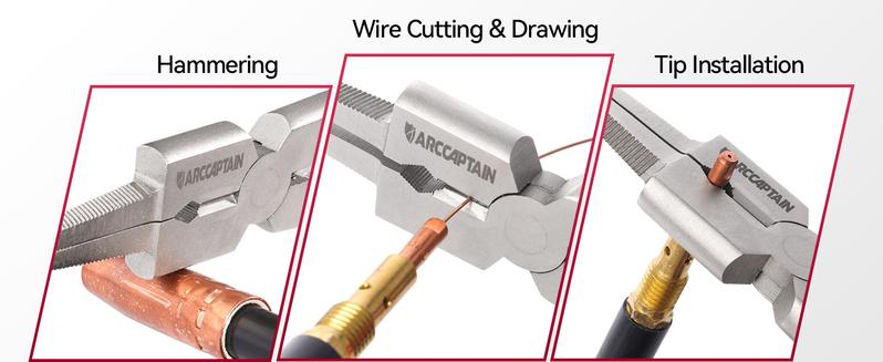 Arccaptain 8" MIG Welding Pilers Multifunctional MIG Pliers Arccaptain 8" MIG Welding Pilers Multifunctional MIG Pliers